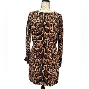 Aritzia Babaton Animal Print Dress